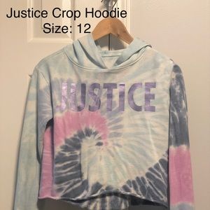 Justice Crop Hoodie